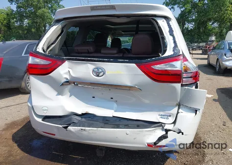 2017 Toyota Sienna Limited 7 Passenger from USA, damaged, VIN 5TDDZ3DC5HS150577